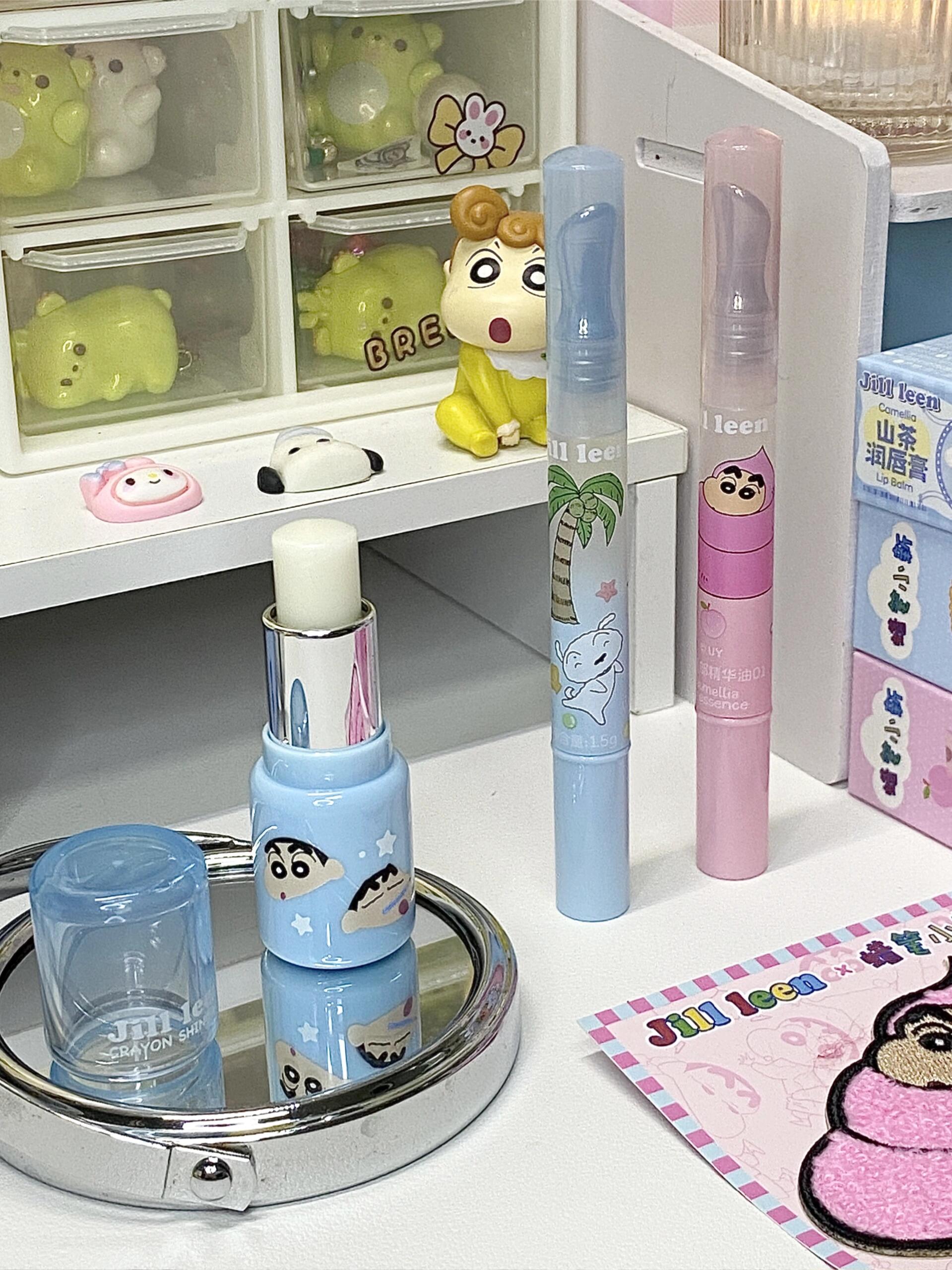 JILL LEEN × Crayon Shinchan Lip Balm & Lip Essence Gift Set 玖丽×蜡笔小新联名款润唇膏唇部精华礼盒