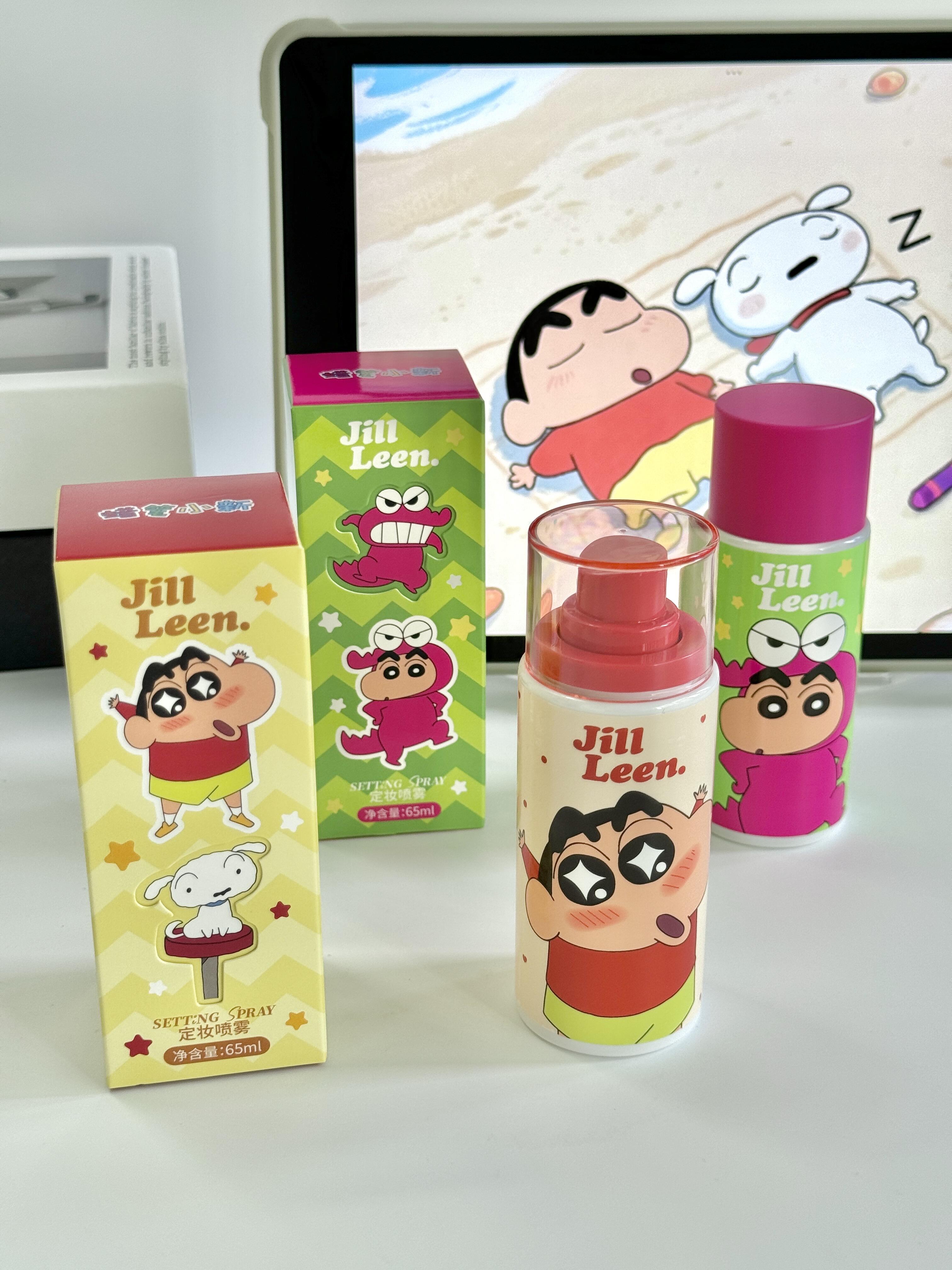 JILL LEEN × Crayon Shinchan Setting Spray 65ml 玖丽×蜡笔小新联名款定妆喷雾