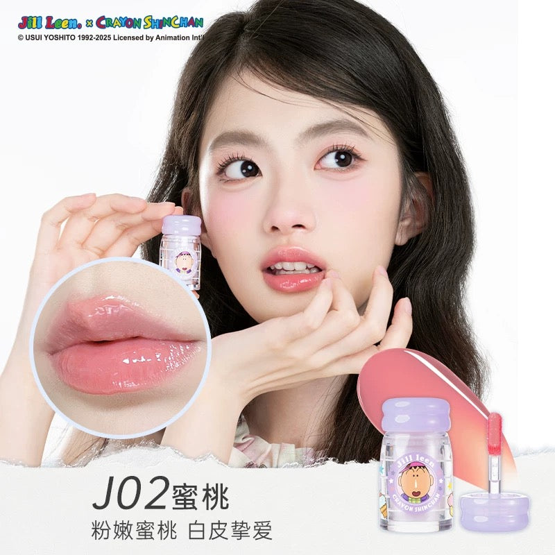 JILL LEEN × Crayon Shinchan Hydrating Glowing Essence Lip Gloss 2.5g 玖丽×蜡笔小新联名款盈润水光精华唇蜜