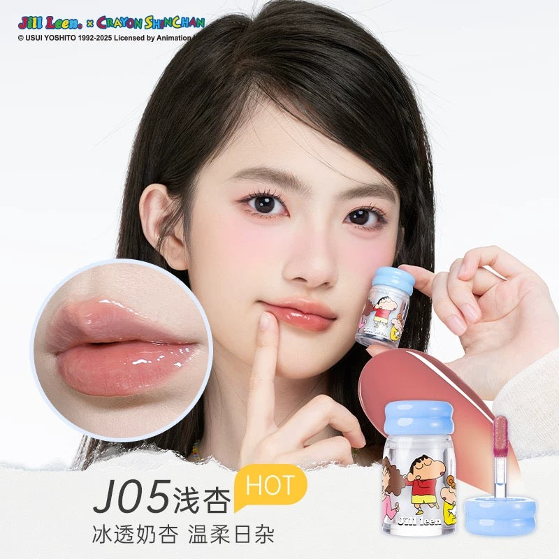 JILL LEEN × Crayon Shinchan Hydrating Glowing Essence Lip Gloss 2.5g 玖丽×蜡笔小新联名款盈润水光精华唇蜜