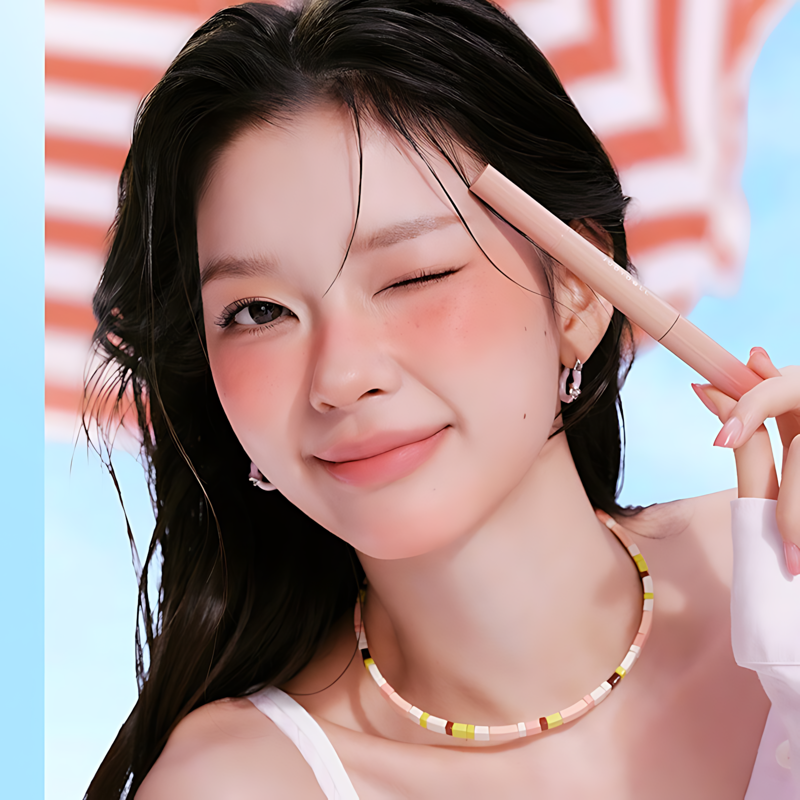 JUDYDOLL Freckle & Blush Duo 1g+3.1g 橘朵雀斑腮红笔