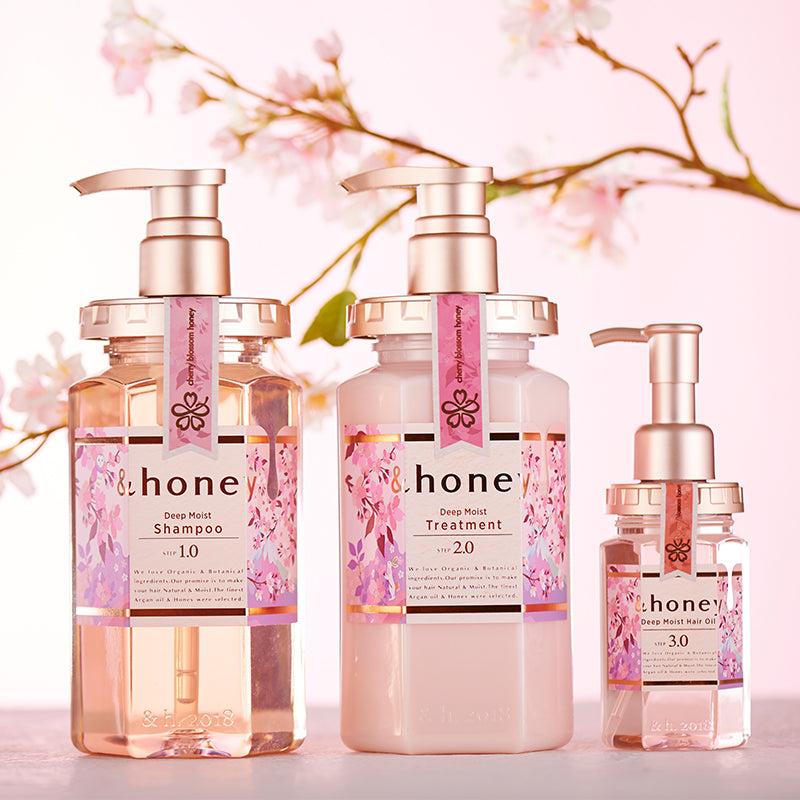 Japan &Honey Watery Sense Nourishing Cherry Shampoos/Conditioner/Hair