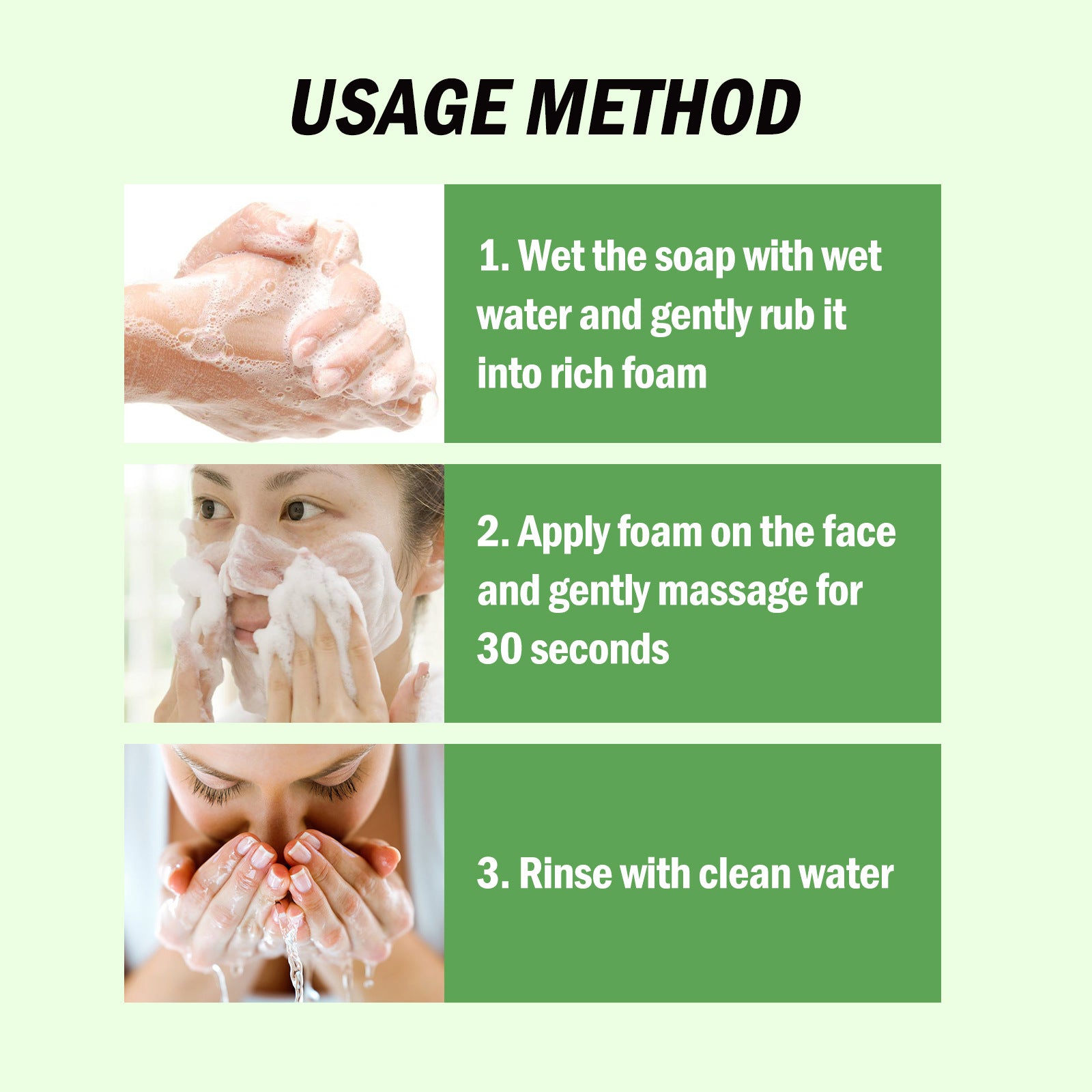 Tiktok/Douyin Hot Jaysuing Bamboo Charcoal Facial Soap 100g 【Tiktok抖音爆款】Jaysuing竹炭洁面皂