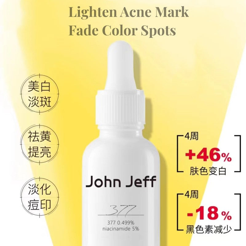 John Jeff 0.499% 377 Whitening Essence John Jeff 美白祛斑精华液 15ml 30ml