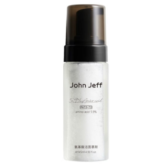 John Jeff 5.9% Amino Acid Cleansing Mousse 氨基酸洁面慕斯 145ml