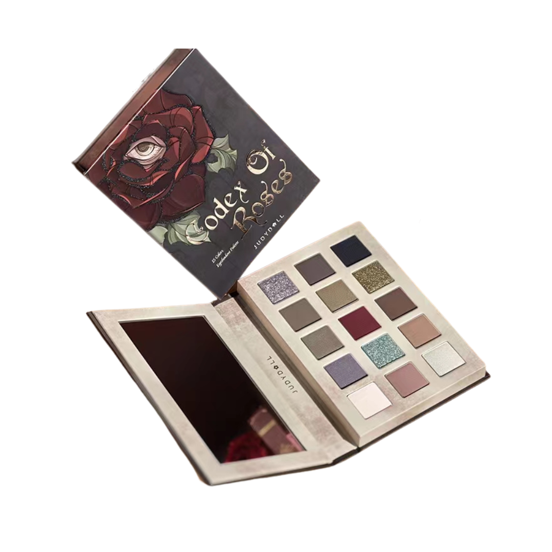 Judydoll Halloween Limited Edition Matte Rose 15-Color Eyeshadow Palette 16g 橘朵万圣节限定玫瑰哑光十五色眼影盘
