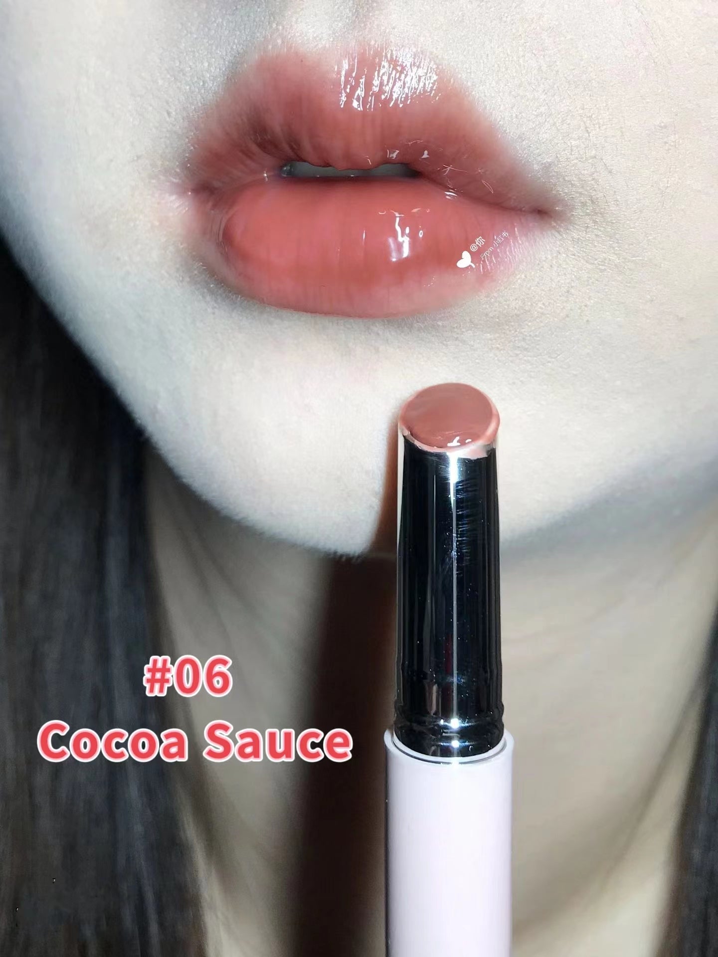 Judydoll Hydrating Shine Fine Shimmer Lipstick for Glass Lips - Natural Moisturizing Solid Lip Gloss/Lip Lacquer 橘朵水光细闪口红玻璃唇自然保湿固体唇蜜唇釉 2g