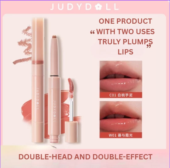Judydoll Double-ended Lip Gloss Pen 2.5g 橘朵双头唇蜜笔
