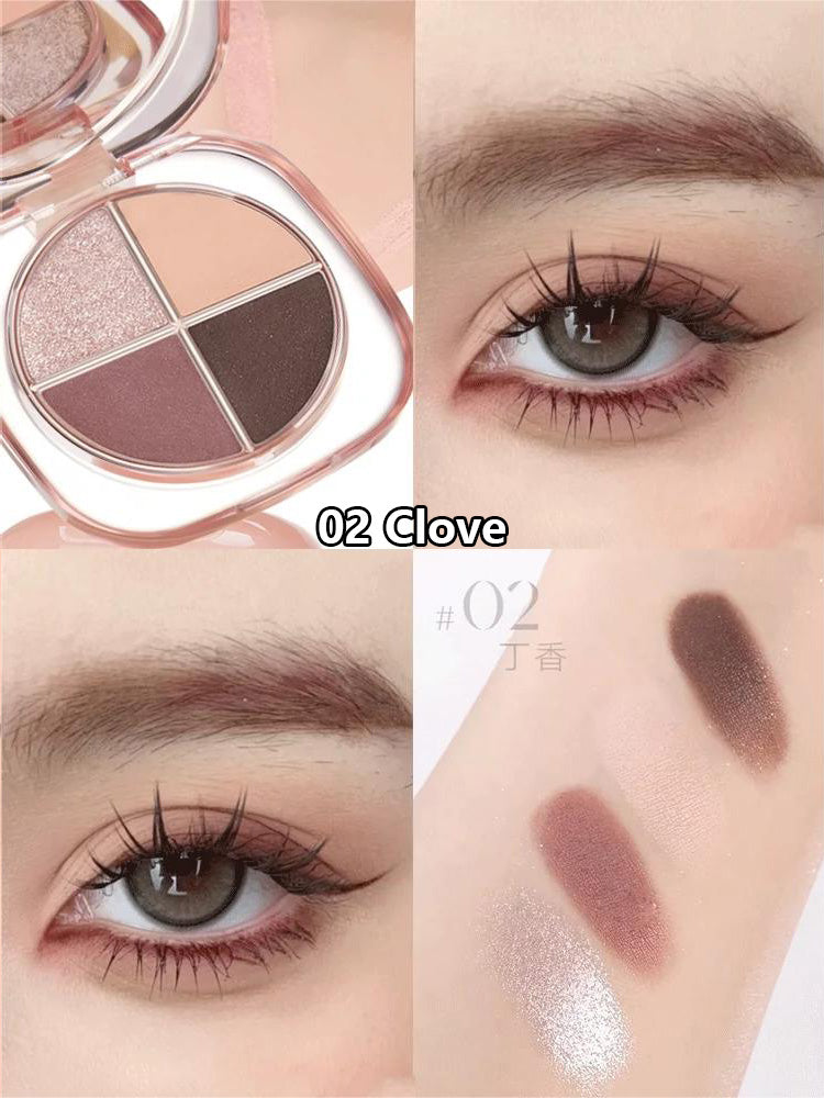 Judydoll Glamorous Glazed 4-Color Eyeshadow 6.5g 橘朵釉美四色眼影