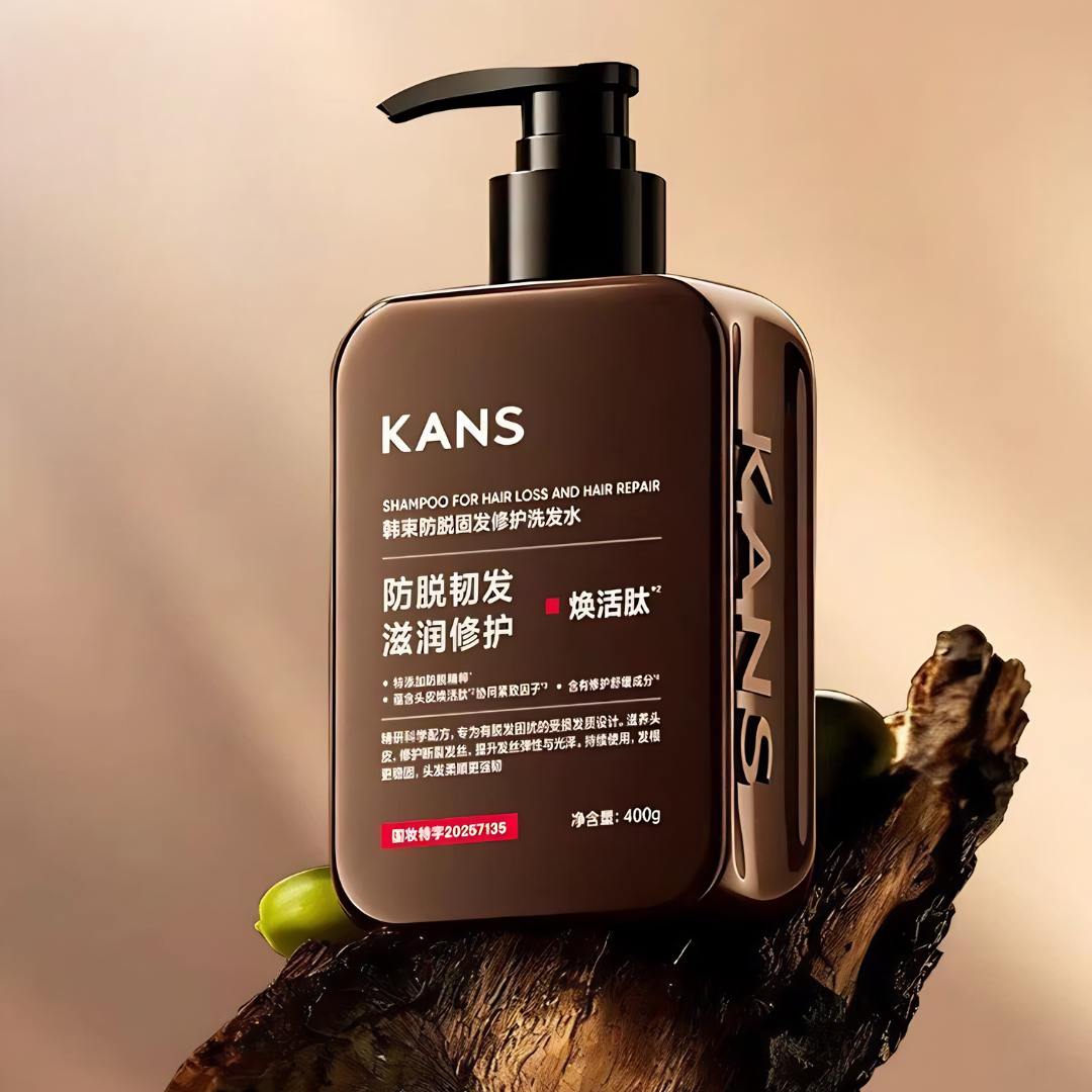 Kans Men's Anti-Hair Loss & Strengthening Shampoo 400g 韩束男士防脱固发修护洗发水