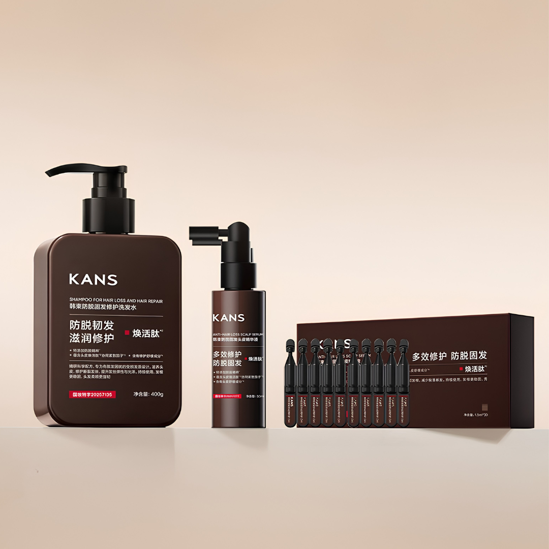 Kans Men's Anti-Hair Loss & Strengthening Shampoo 400g 韩束男士防脱固发修护洗发水