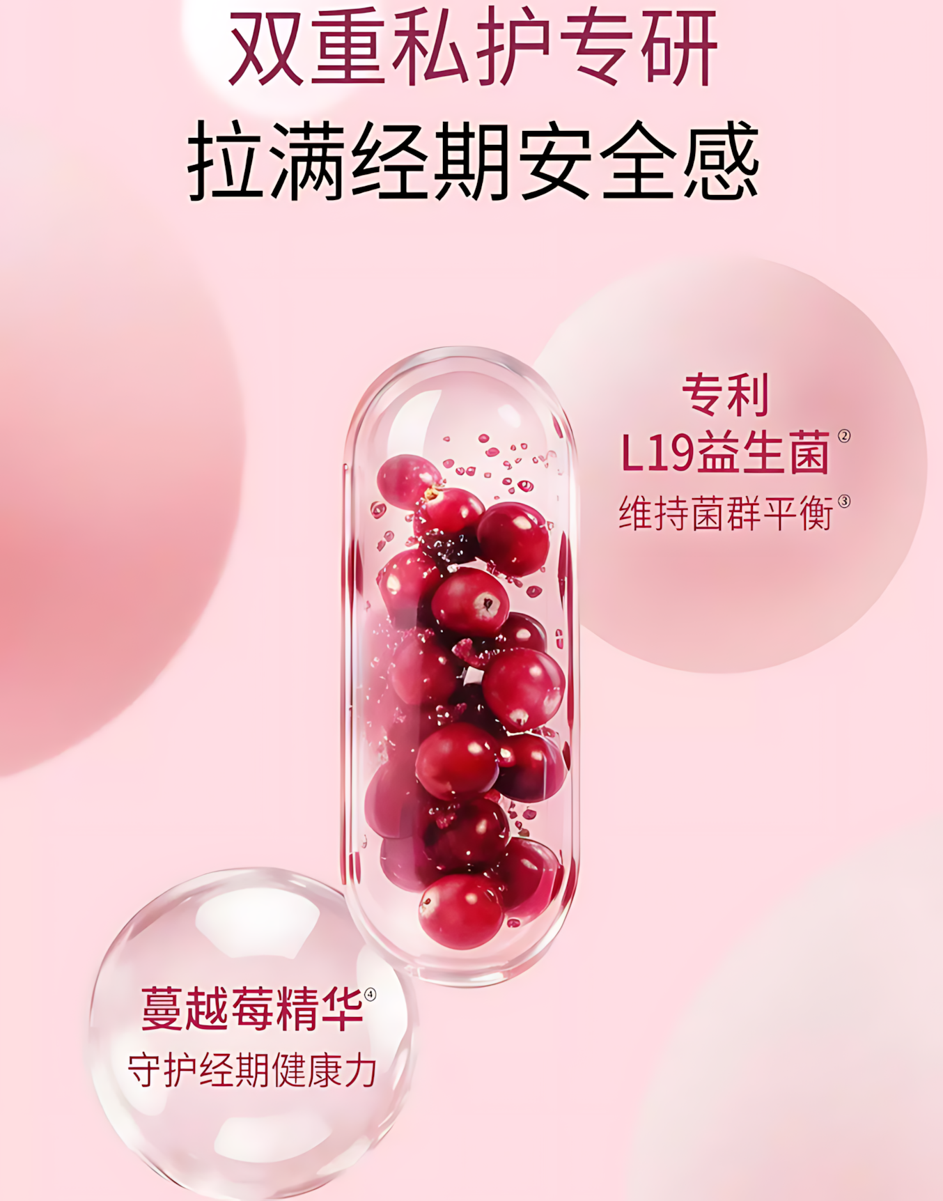 Kotex Cranberry Probiotic Series Sanitary Pads 240mm/280mm/420mm (Day&Night) 高洁丝蔓越莓益生菌系列日夜用卫生巾