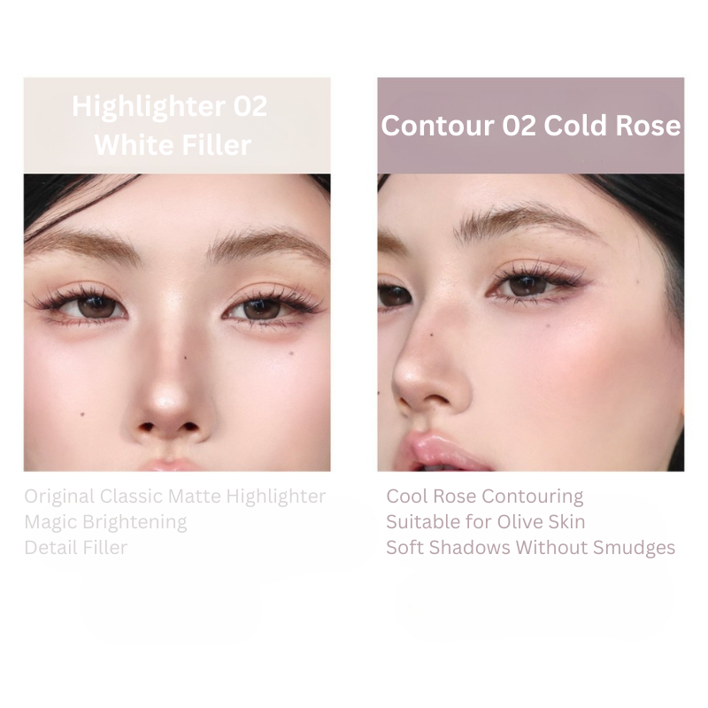 LEEMEMBER Bear Series Matte Contour/Highlight Powder 5g 荔萌小熊系列哑光修容粉/高光粉