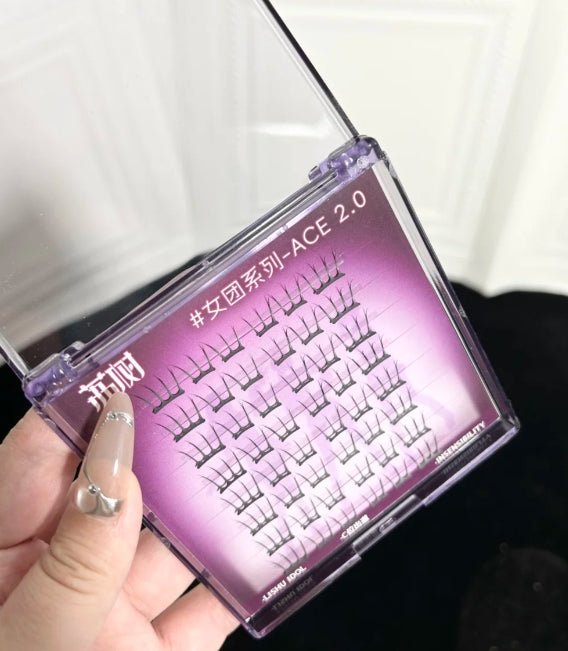 LISHU Girls Group 2.0 Natural False Eyelashes 48pcs/box 荔树女团新假睫毛