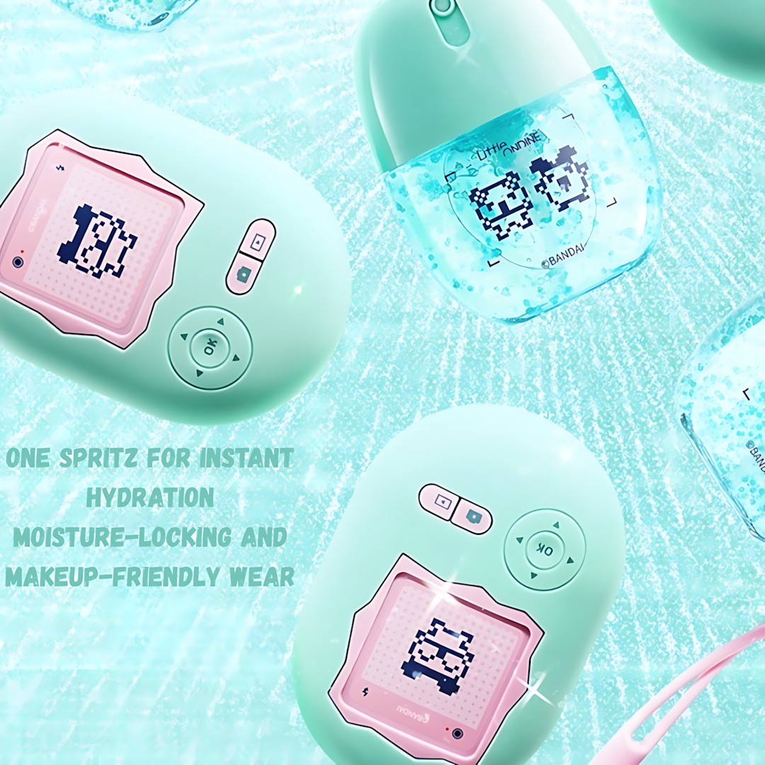 LITTLE ONDINE × Tamagotchi Collectio Hydrating Serum Mist 30ml 小奥汀×拓麻歌子像素伙伴沁润精华喷雾