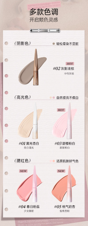 LITTLE ONDINE Liquid Highlighter & Contour Pen 4.5g 小奥汀液体高光阴影修容笔