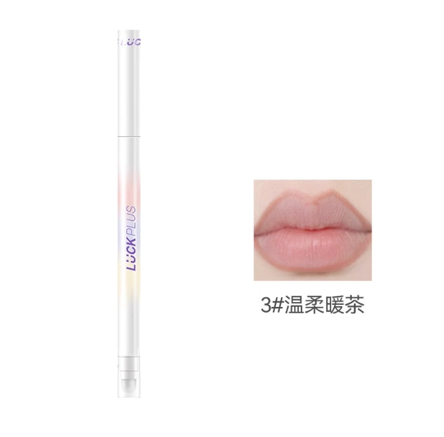 Tiktok/Douyin Hot LUCK PLUS Double Luck Lip Liner 0.3g【Tiktok抖音爆款】LUCK PLUS加倍幸运唇线笔