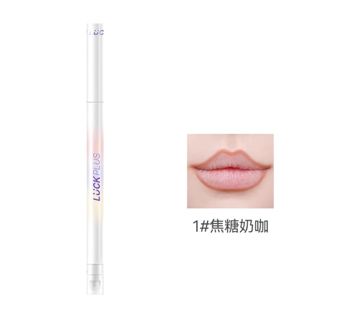 Tiktok/Douyin Hot LUCK PLUS Double Luck Lip Liner 0.3g【Tiktok抖音爆款】LUCK PLUS加倍幸运唇线笔