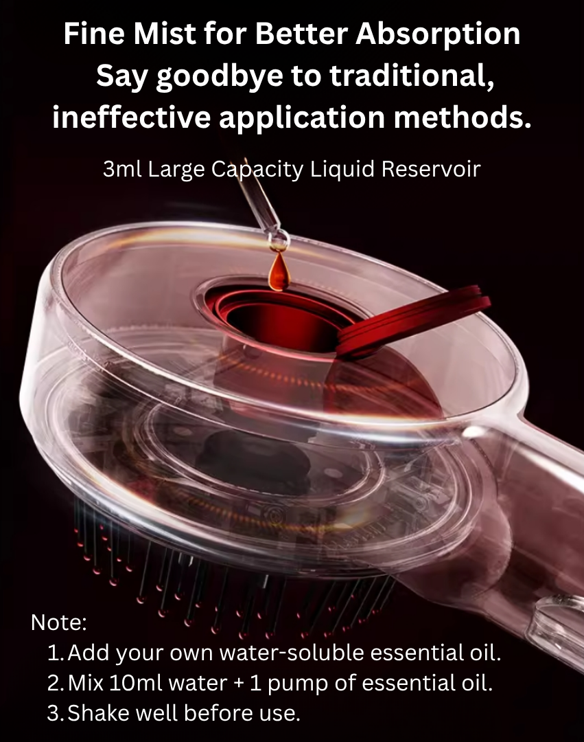 L'QUALYN Red Light Liquid Infusion Hair Growth Comb 欧泉琳红光导液健发梳