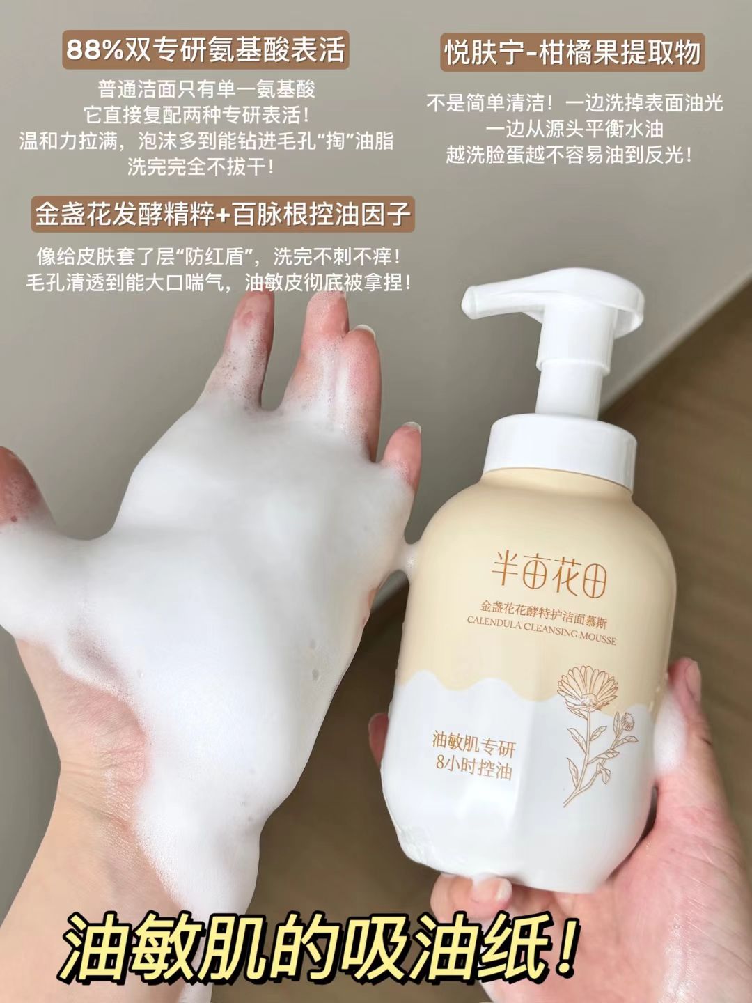 Little Dream Garden Flower Enzyme Special Care Cleansing Mousse 2.0 300g 半亩花田花酵特护洁面慕斯2.0