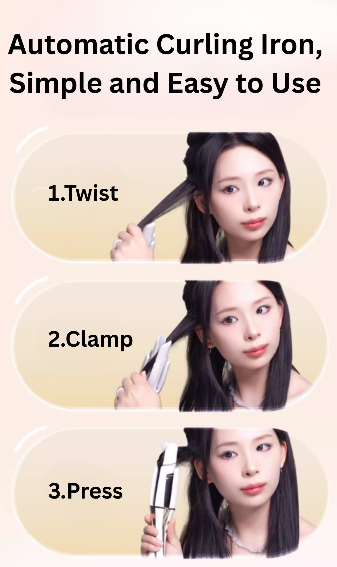 LivChic Slim Waist Automatic Curling Iron 32mm 乐程式小蛮腰全自动卷发棒