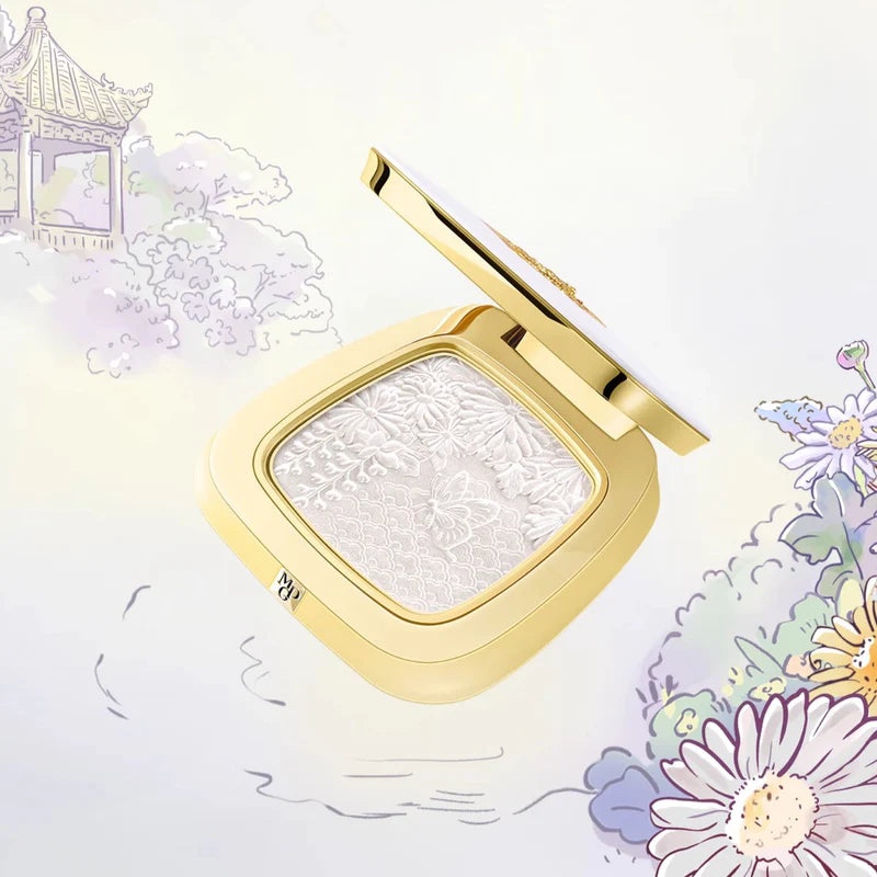 MAOGEPING Forbidden City 5th - Butterfly In Flowers Series Highlighter Palette 5g 毛戈平故宫第五季花间蝶舞高光盘