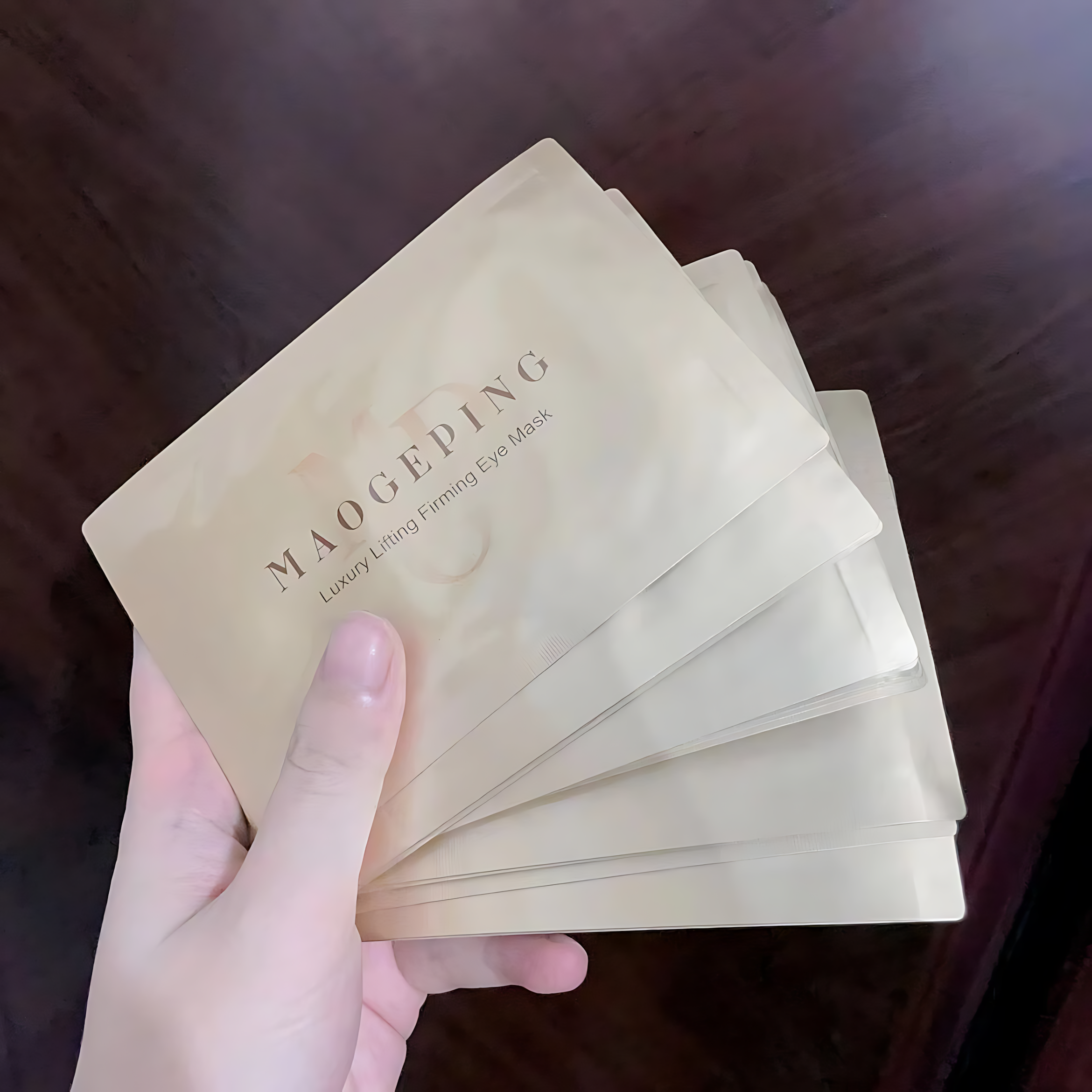 MAOGEPING Lifting Firming Eye Mask 5ml*15pcs/box 毛戈平奢华塑颜紧致眼膜