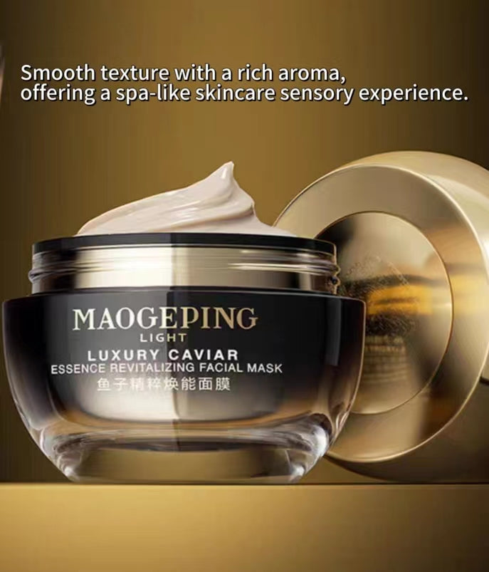 MAOGEPING Light Luxury Caviar Essence Revitalizing Facial Mask 65g 毛戈平光韵鱼子精粹焕能面膜