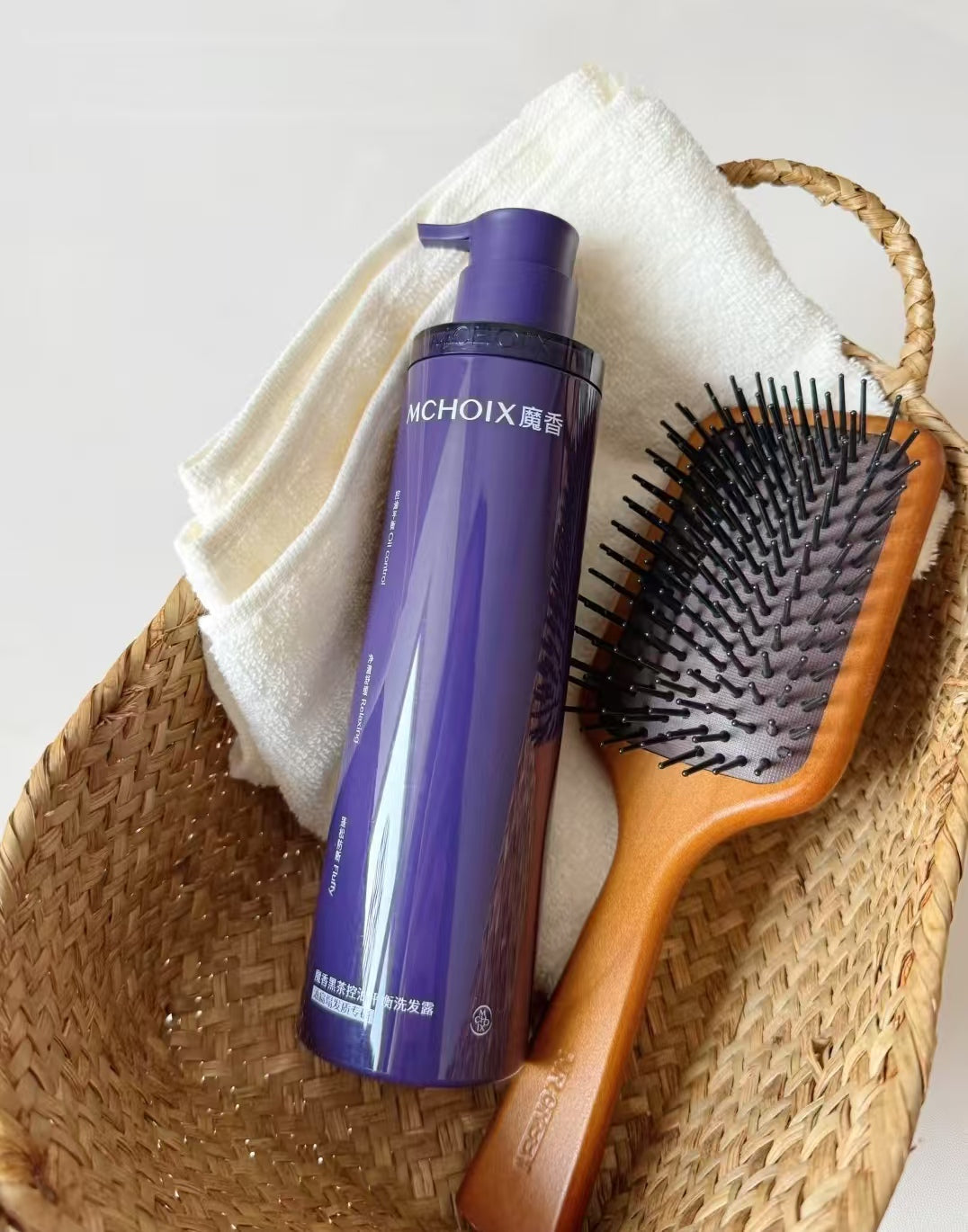 MCHOIX Black Tea Oil Control Balance Shampoo/Conditioner 300g/200ml 魔香黑茶控油平衡洗发露/护发素