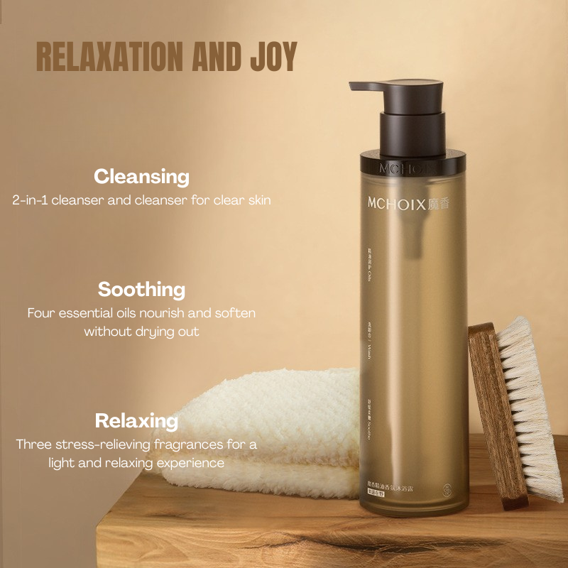 Tiktok/Douyin Hot MCHOIX Fragrance Essential Oil Shower Gel 300g【Tiktok抖音爆款】魔香精油香氛沐浴露
