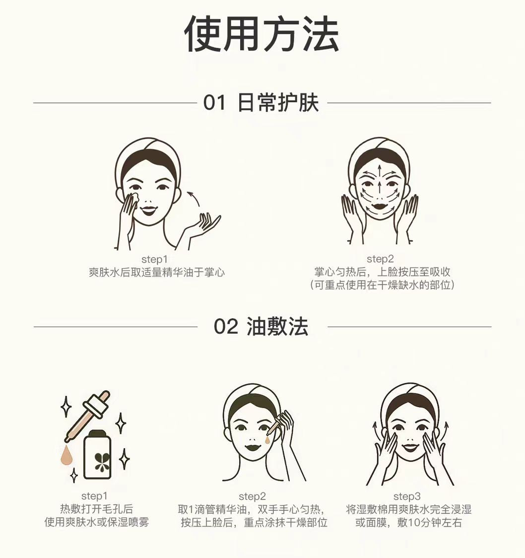 MKMAKANE Ganoderma Anti-Wrinkle Essence Oil 5ml/15ml 百奈子灵芝抗皱精华油