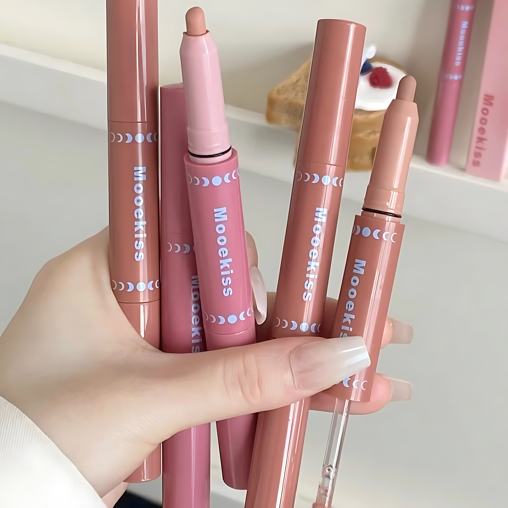 MOOEKISS Dual-Ended Plumping Lip Gloss 1.6g+0.5g 木柯诗双头嘭嘭扩唇蜜