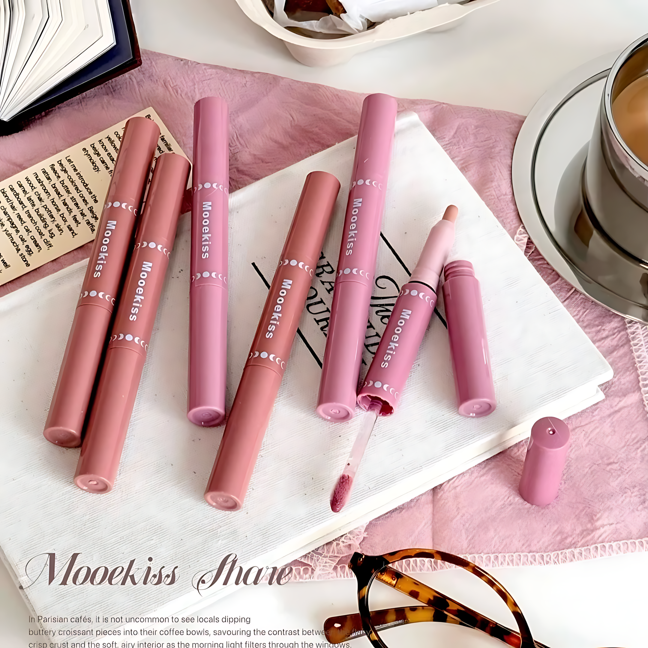 MOOEKISS Dual-Ended Plumping Lip Gloss 1.6g+0.5g 木柯诗双头嘭嘭扩唇蜜