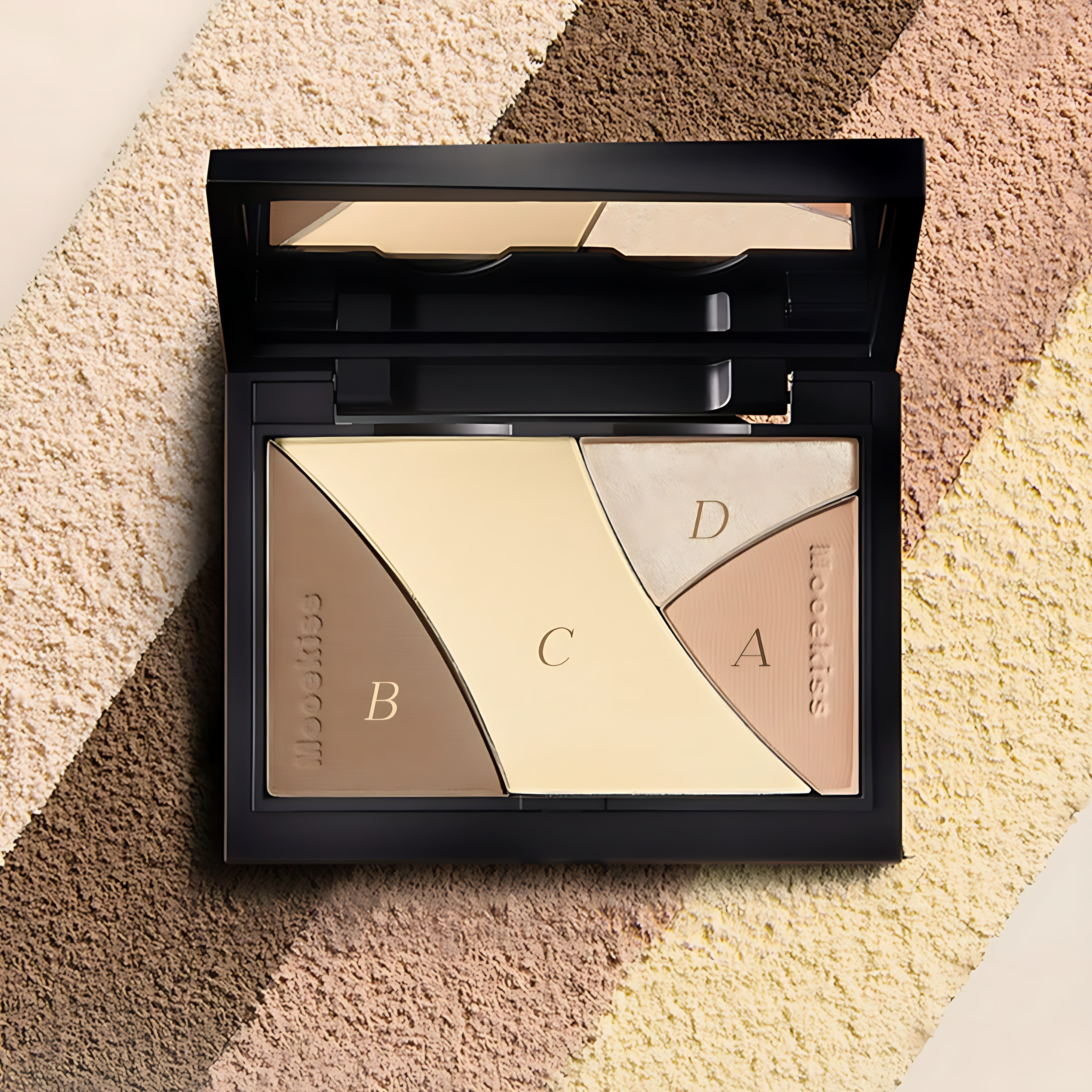 MOOEKISS Four-Color Face Sculpting Palette 9g 木柯诗四色塑颜面部综合盘