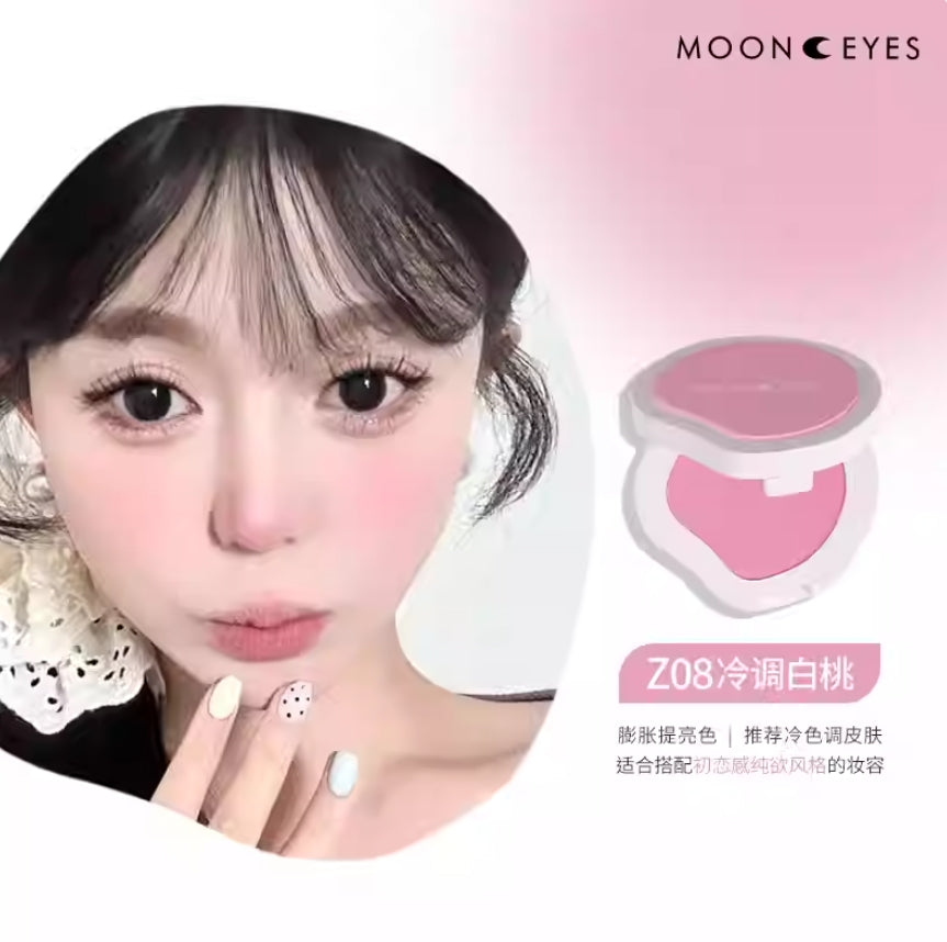 Tiktok/Douyin Hot MOONEYES Early Eight People Series Powder Blusher 3.5g【Tiktok抖音爆款】月亮眼睛早八人系列腮红