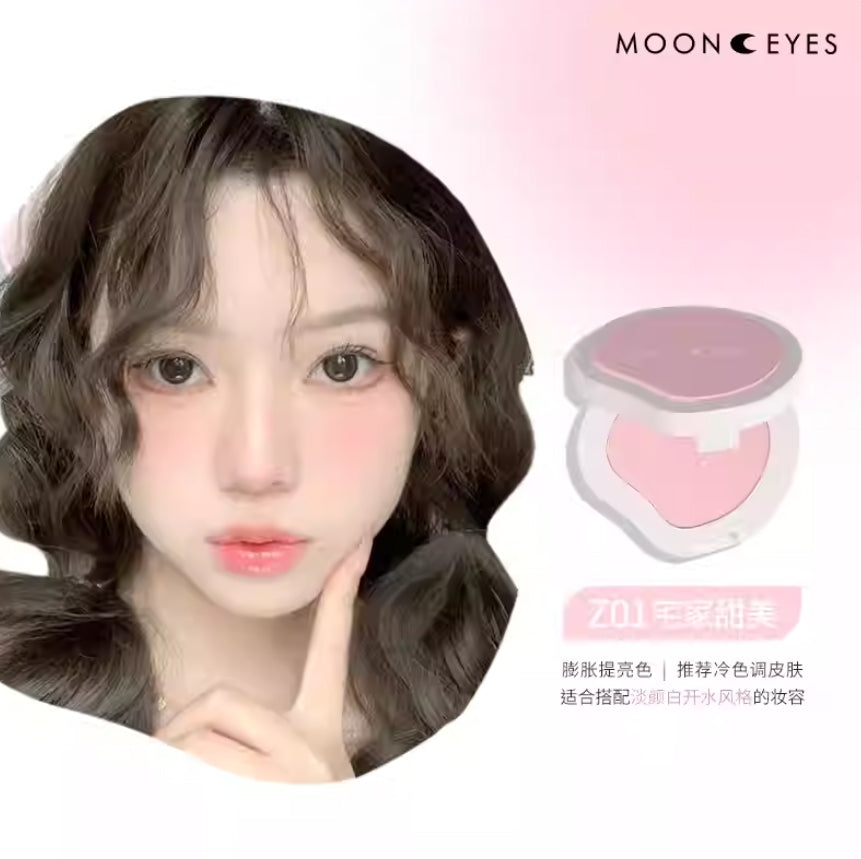 Tiktok/Douyin Hot MOONEYES Early Eight People Series Powder Blusher 3.5g【Tiktok抖音爆款】月亮眼睛早八人系列腮红
