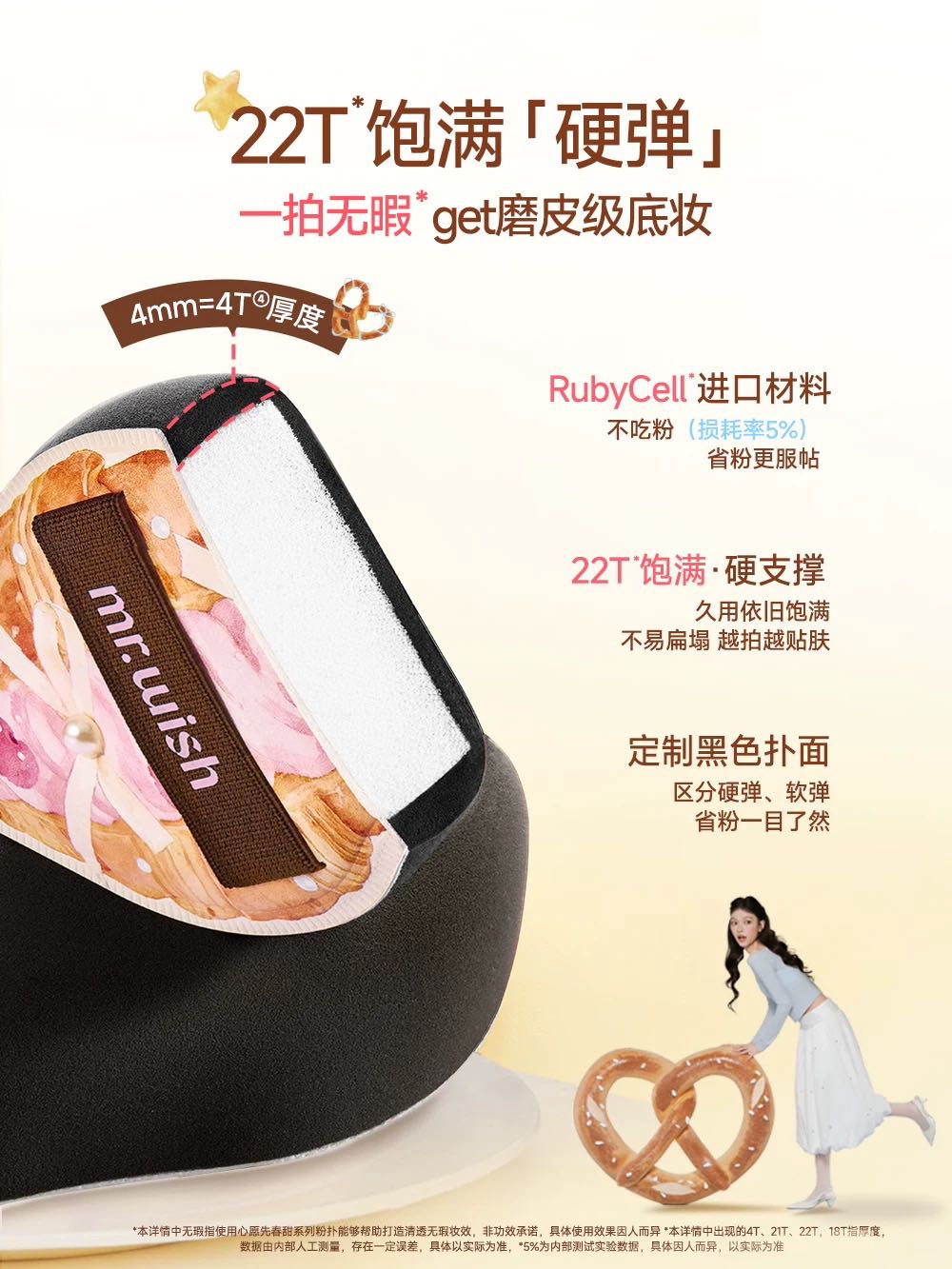 MR.WISH Spring Sweet Series Makeup Puff 心愿先生春甜系列粉扑