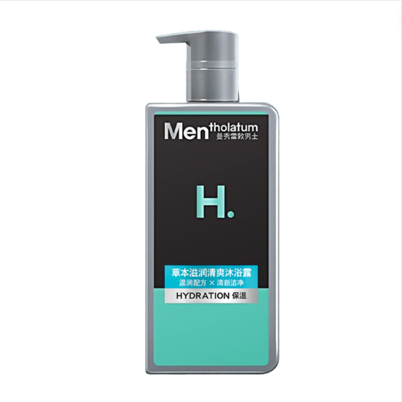 Mentholatum Refreshing Herbal Moisturizing Body Wash For Men 500ml 曼秀雷敦清爽草本滋润男士沐浴露