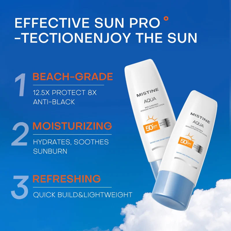 Mistene Mistine Broad Spectrum Clear Sunscreen Lotion SPF 50+ PA+++ 70ml 蜜丝婷水润 ...