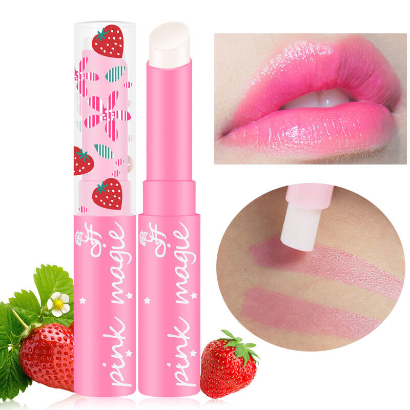 Mistine Pink Magic Lips Plus Vitamin E Lip Balm Nourishing Strawberry Scent 1.7g 泰国蜜丝婷维他命E梦幻润唇膏-草莓味（升级版）