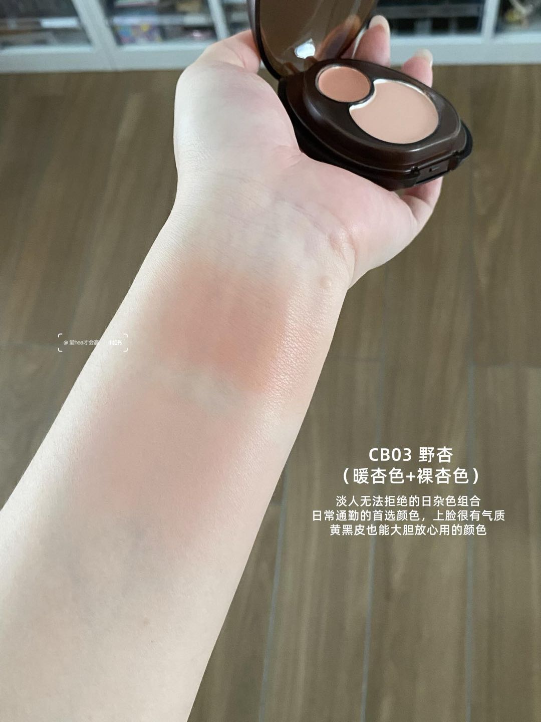 Momo's Workshop Dual-Color Blush Palette 1.4g+3.8g 毛吉吉双拼腮红盘