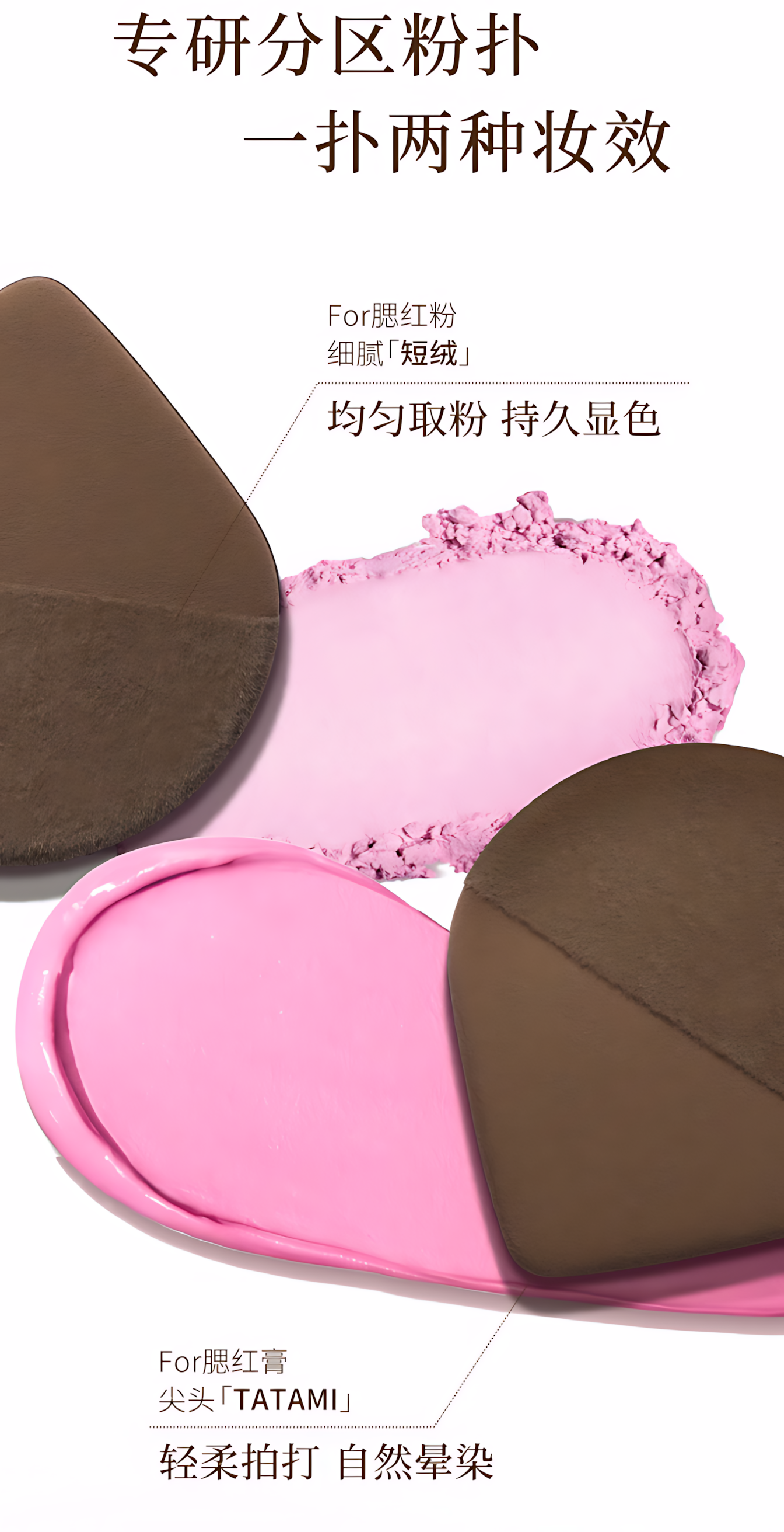 Momo's Workshop Dual-Color Blush Palette 1.4g+3.8g 毛吉吉双拼腮红盘