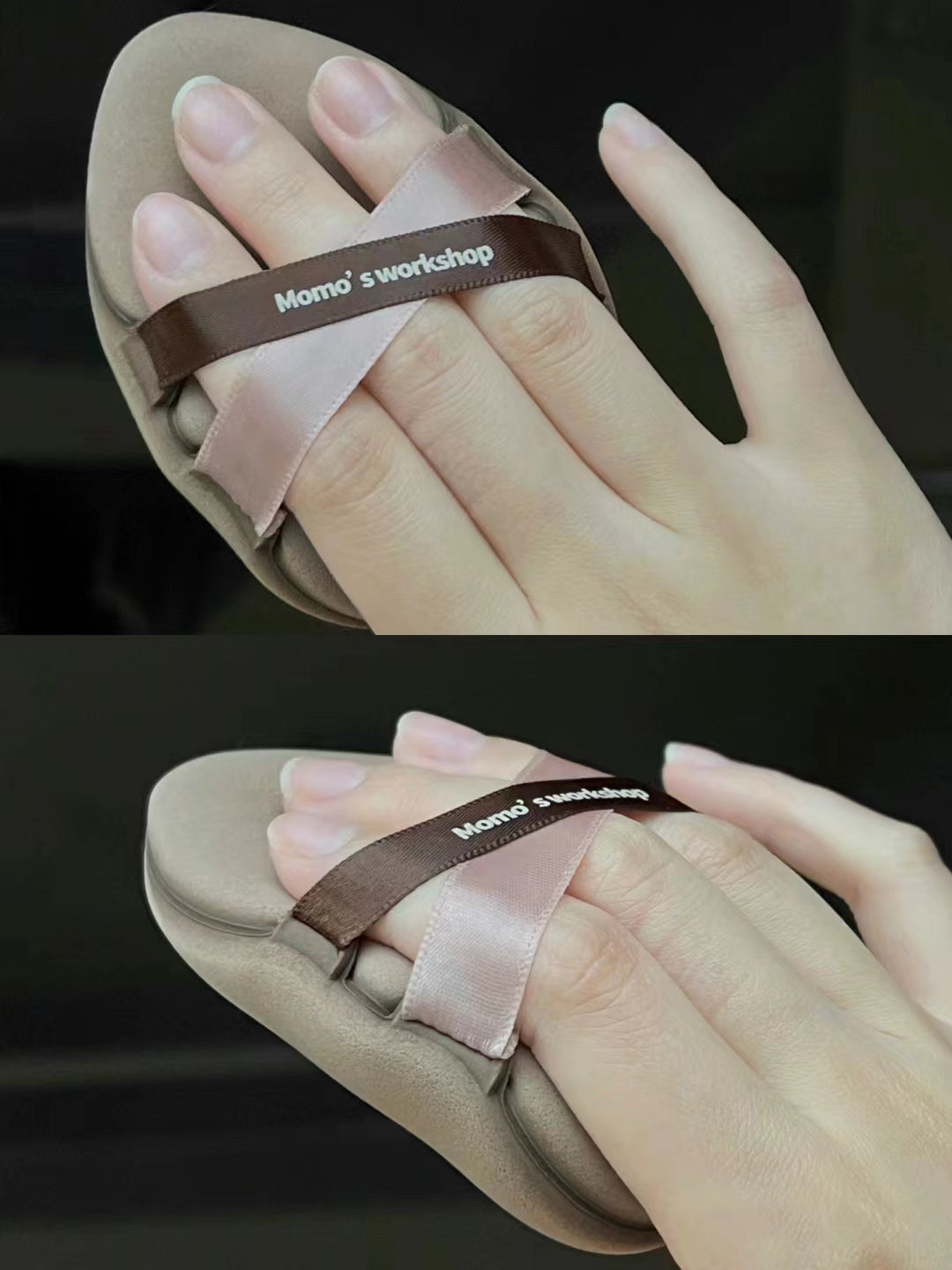Momo's Workshop Dual-color Bandage Makeup Puff 毛吉吉双色绷带粉扑