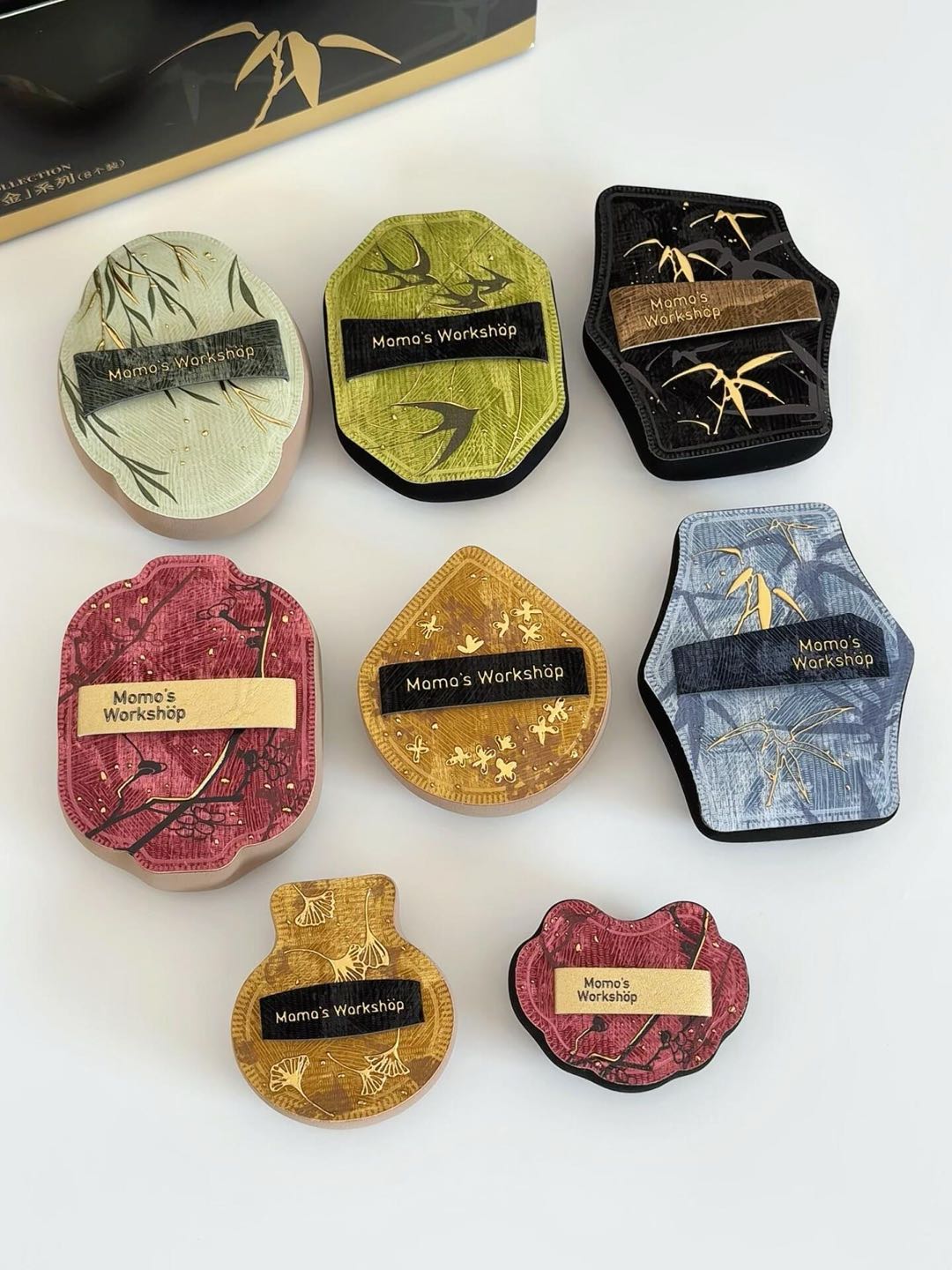 Momo's Workshop Gold Series Makeup Puff 1pc/2pcs 毛吉吉金系列粉扑