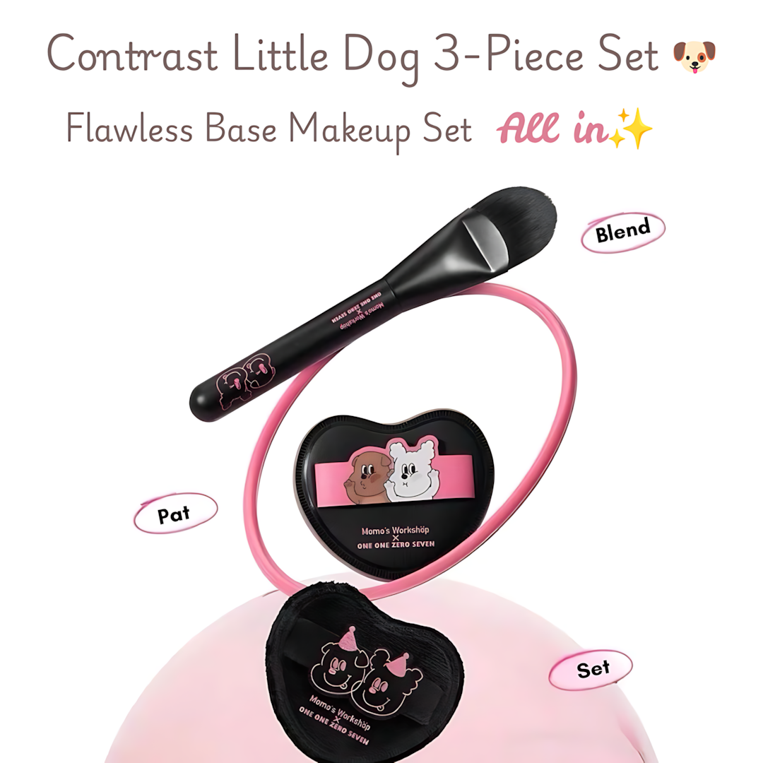Momo's Workshop × ONE ONE ZERO SEVEN Collaboration Makeup Puff 毛吉吉×1107反差好友联名系列粉扑