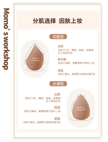 Momo's Workshop Beauty Blender 2pcs 毛吉吉美妆蛋