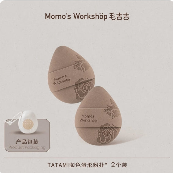 Momo's Workshop Rose Series Blusher 2pcs/3pcs/5pcs 毛吉吉玫瑰系列粉扑