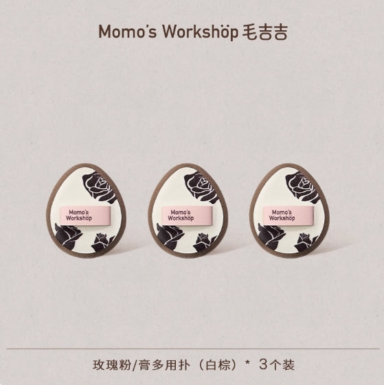 Momo's Workshop Rose Series Blusher 2pcs/3pcs/5pcs 毛吉吉玫瑰系列粉扑