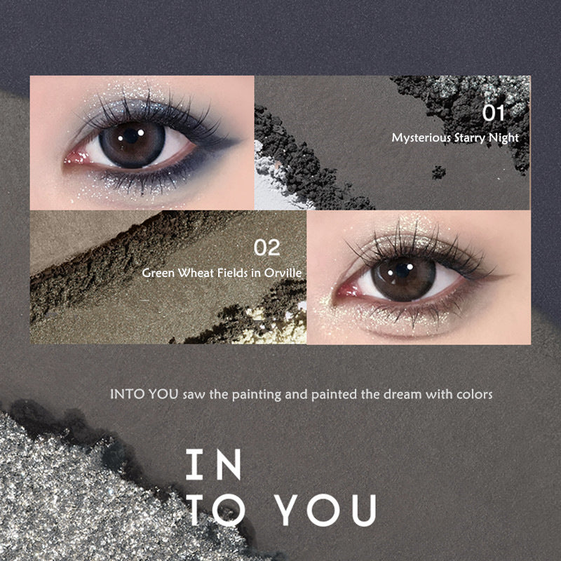 INTO YOU X Van Gogh Series Eyeshadow Palette 心慕与你 X 梵高系列眼影盘 4g