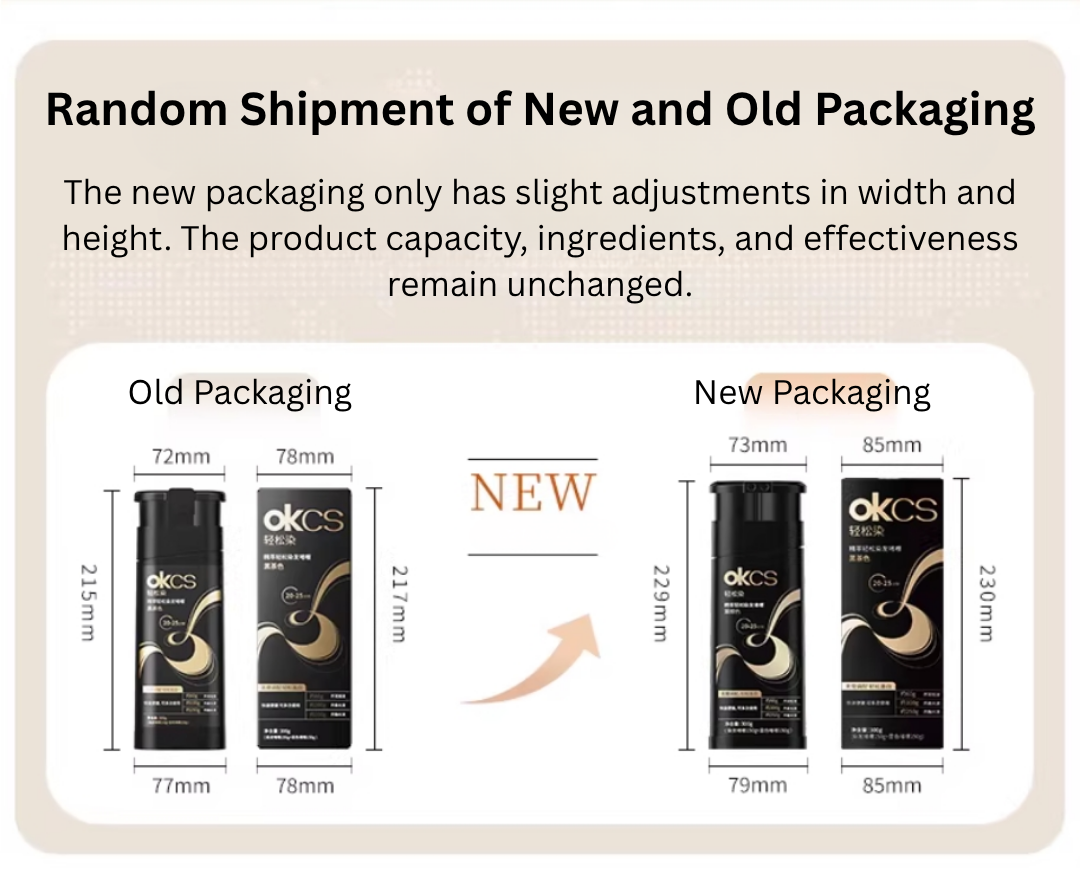 OKCS Essence Easy Hair Dye Gel 20g*10pcs/300g OKCS精萃轻松染发啫喱